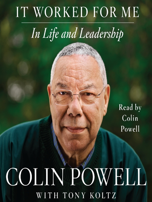 Title details for It Worked For Me by Colin Powell - Wait list